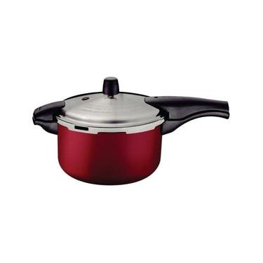 Imagem de Panela De Pressão Effect Alumínio Revestimento Antiaderente 24 Cm 6L Vermelha Tramontina