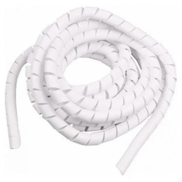 Imagem de Caixa Espiraduto Organizador Fio Cabo 12mm 1/2 Branco Elesys
