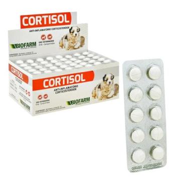 Imagem de Cortisol Para Cães e Gatos Blister 10 Comprimidos Biofarm