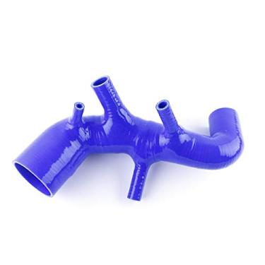 Imagem de LUXERAD Mangueira de indução de admissão de silicone de desempenho de 4 camadas 5,4 mm para A udi T T 225hp / S3 / Seat Leon Cupra (azul)