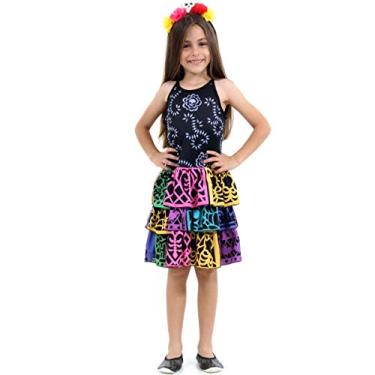 Imagem de FANTASIA CAVEIRA MEXICANA STD INFANTIL-M