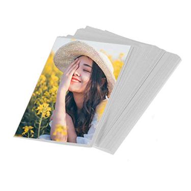 Imagem de Liwute Papel fotográfico de 10 x 15 polegadas, ambos os lados, 157 g/m² para impressora a laser, papel revestido com impressão a laser 100 folhas