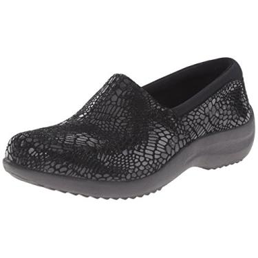 Imagem de Skechers Mocassim feminino Savor-Singular sem cadarço, Preto, 6.5