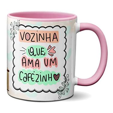Imagem de Caneca Feliz Dia Dos Avós Vozinha Que Ama Um Cafezinho (Rosa)