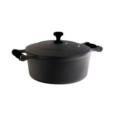 Imagem de Caçarola Ferro Alça Silicone Preto Libaneza 1,0l 16cm