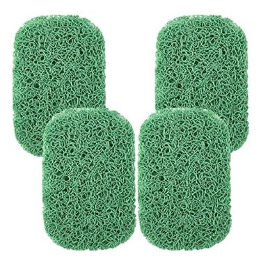 Imagem de Suporte de acessório autodrenante protetor de de pvc inserção antiderrapante durável multiuso almofada de suporte de barra de, VERDE