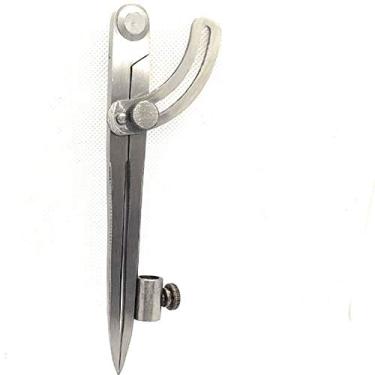 Imagem de Divisor de bússola de fábrica com suporte de asa e lápis 15 cm – ideal para carpinteiro, desenho, geometria, riscos ou desenho, grande círculo para qualquer projeto