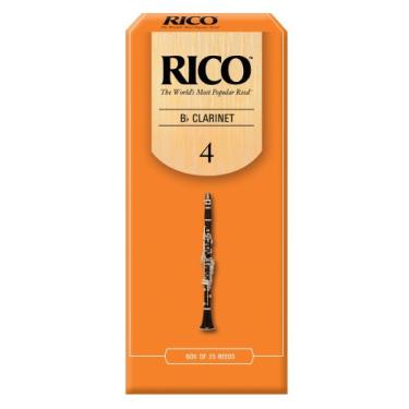 Imagem de Rico Palhetas de clarinete Bb, Strength 4.0, pacote com 25