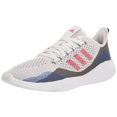 Imagem de adidas Men's Fluidflow 2.0 Running Shoe, FTWR White/Vivid Red/Grey Five, 8