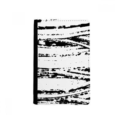 Imagem de Porta-passaporte com textura irregular Brushwork Notecase Burse carteira capa para cartão, Multicolorido.