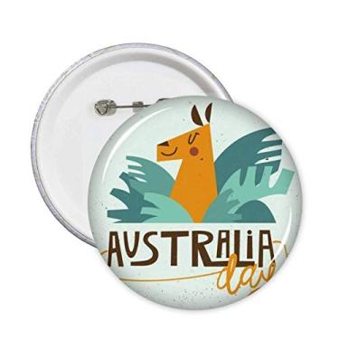 Imagem de Emblema da casa de ópera de Sydney da Austrália e alfinetes de girafa com botões, decoração de acessório, 5 peças