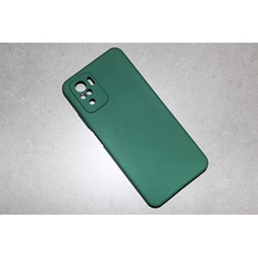 Imagem de Capa Silicone Para Novo Xiaomi POCO M5S -Verde Musgo