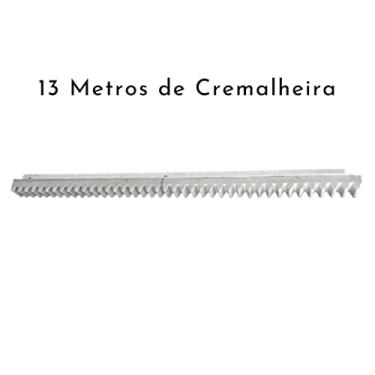 Imagem de Kit Cremalheira AGL Motor Portão Eletrônico Alumínio 13 Metros