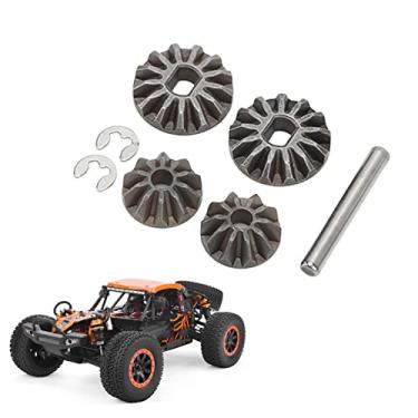 Imagem de Engrenagem cônica diferencial RC, conjunto de engrenagem cônica diferencial de aço durável peças de atualização para ZD Racing DBX 10 7173 1/10 RC Car