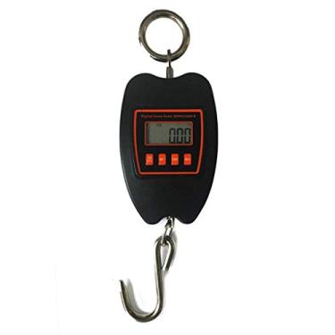 Imagem de balança eletrônica grande alcance 200/300 kg balança de pesca com anzol portátil com fita métrica balança eletrônica de bagagem