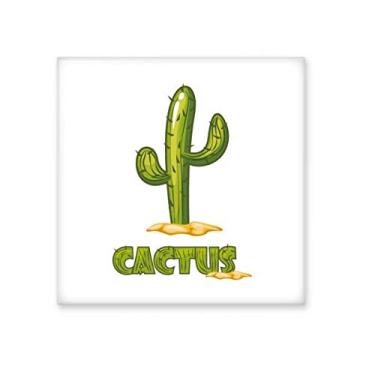 Imagem de Suculentas de cacto, planta em vaso verde, azulejo de cerâmica brilhante, decalque de pedra adornada de tijolos esmaltados