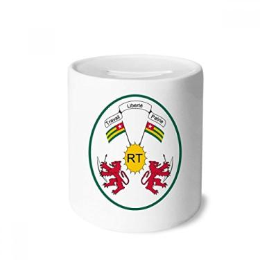 Imagem de DIYthinker Porta-moedas de cerâmica com emblema nacional da África Togo