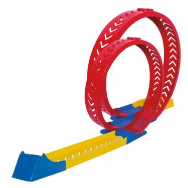 Pista de Carrinhos com Looping Speedster com 4 carrinhos Polibrinq - Pistas  de Brinquedo - Magazine Luiza