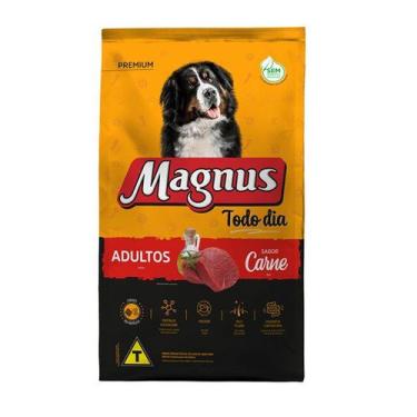 Imagem de Ração Magnus Premium  Todo Dia Cães Adultos Carne - 20Kg