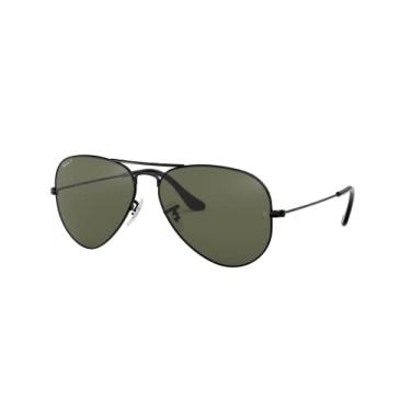 Imagem de Óculos de Sol Ray Ban Aviador Rb3025 Preto/G15 Polarizado 002/58 58mm