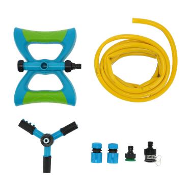 Imagem de Aspersor automático de água, irrigador de grama rotativo de 360 graus, diâmetro de pulverização de 6 a 8 metros, para irrigação de jardim, cabeças de irrigação