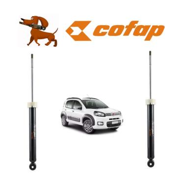 Imagem de Par Amortecedor Direito/Esquerdo Traseiro Cofap Fiat Uno 2014