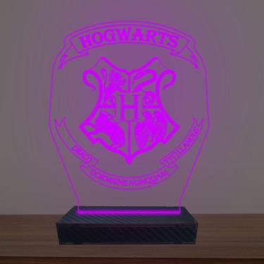 Imagem de Luminária Led 3d Hogwarts Harry Potter Abajur Luxo