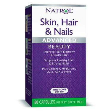Imagem de Hair Skin E Nails Advanced 5,000Mcg Biotina (60 Caps) Natrol