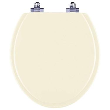 Imagem de Assento Sanitário Laqueado Soft Close Parati Bege Claro Para Vaso Logasa