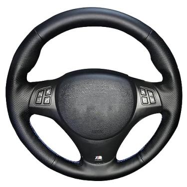 Imagem de Adequado para Peugeot Expert 2008-2016, capa de volante de carro, respirável e confortável, capa de volante de couro costurada à mão