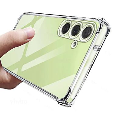 Imagem de Capa traseira macia de silicone transparente à prova de choque para Samsung A54 A34 A14 A04 A53 A73