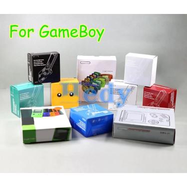 Imagem de 10 pces para gba/gbc/gba sp/gb dmg game console caixa de embalagem nova para gameboy advance nova