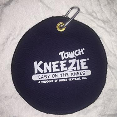 Imagem de Joelheira de golfe com disco de toalha – 11 cores – proteção de joelho acessível, Esportivo, Nautical Navy, 7.5" x 7.5"