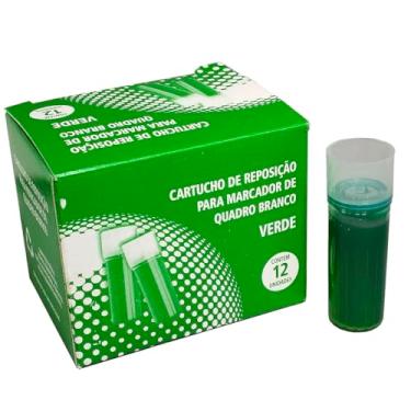 Imagem de Refil Tinta Pincel Marcador Quadro Branco VMaster Volunder (Verde)