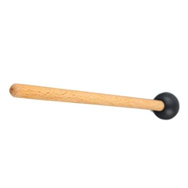 Imagem de Bengala de percussão de bumbo bengala de percussão de feltro macio, martelo de percussão de bumbo durável, mallet de tambor para xilofone para afinação de instrumentos musicais (preto SP 05 21 cm)