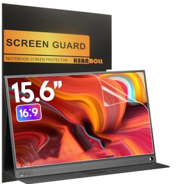 Imagem de KEANBOLL Pacote com 2 protetores de tela HD cristalinos compatíveis com monitor portátil de 39.6 cm MNN/KYY/ARZOPA/InnoView/Lepow/ZSCMALLS/Newsoul/ASUS/QQH de 39.6 cm, ultratransparente, antiarranhões