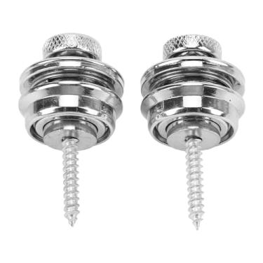 Imagem de Fechaduras de Alça de Guitarra, 2 Peças, Metal Resistente, Antiderrapante, Resistente a Quedas, Com Botões de Segurança, para Substituição de Guitarra Folk Acústica Elétrica