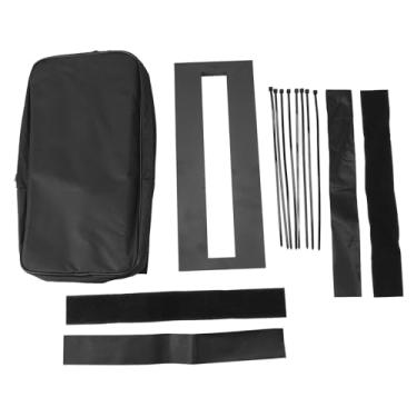 Imagem de Placa de Pedal de Guitarra Com Efeito de Placa de Pedal Em Liga de Alumínio, Acomoda até 5 Pedais para Guitarristas, Superfície Jateada, 15 X 5,7 pol., Bolsa de Transporte