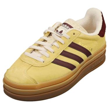 Imagem de adidas Gazelle Bold Tênis feminino, quase amarelo/marrom, tamanho 39