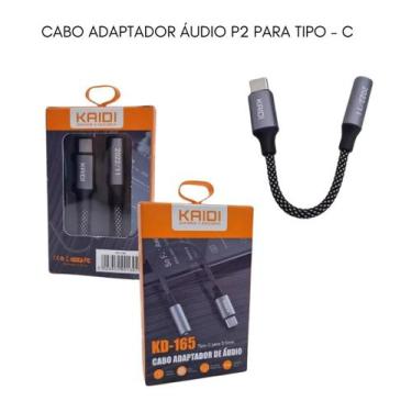 Imagem de Cabo Adaptador De Áudio Tipo-c Para P2  - KAIDI
