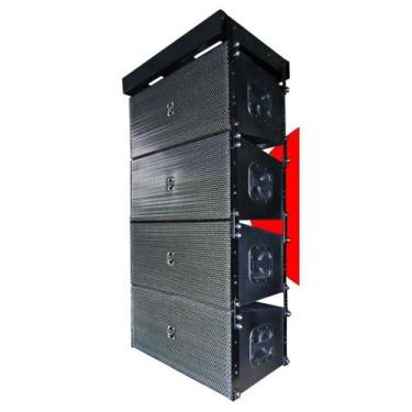 Imagem de Sistema profissional eco som conjunto de quatro line arrays la112 nd p