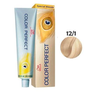 Imagem de Wella Tintura Color Perfect  12 / 1  Louro Cinza Especial  60g