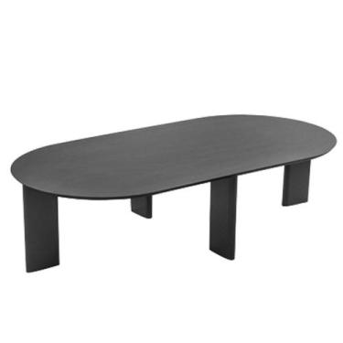 Imagem de Mesa de Centro Chanfrada Pe Madeira Nero Preto 28017 Artesano - Artesa