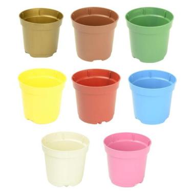 Imagem de Vasinhos Pequenos Coloridos Pote 6 De 80ml Mudas - 80 unidades - MSpai