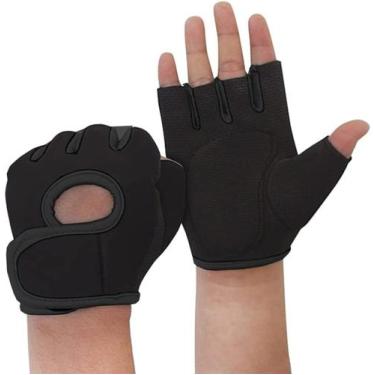 Imagem de Par Luvas Treino Academia Esportiva - Ajustável Premium - MBfit, Preto