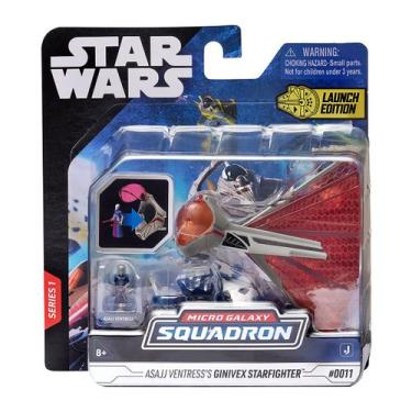 Imagem de Star Wars - Caça Estelar Ginivex de 10cm com Boneco - Sunny Brinquedos