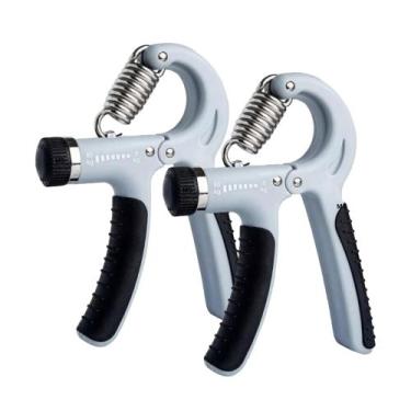 Imagem de Kit Par Hand Grips Flexor Ajustável Fortalecedor Fisioterapia - WEBDD