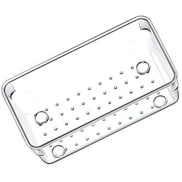 Imagem de Kit 4 Caixas Porta Objetos Caneta Lápis, em Acrilico 15x7cm - Neoimp