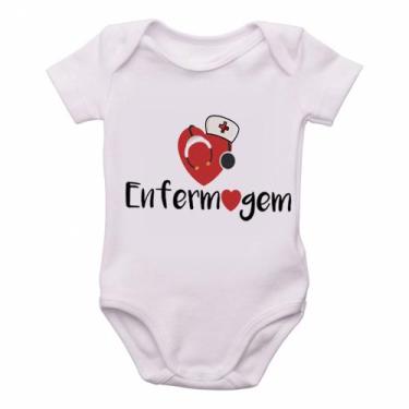 Imagem de body nenê criança roupa bebê Enfermagem love esteto - Empório Dutra, G