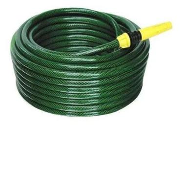 Imagem de Mangueira de Jardim 25 Metros Trançada Com Esguicho Irrigar - Plasmang